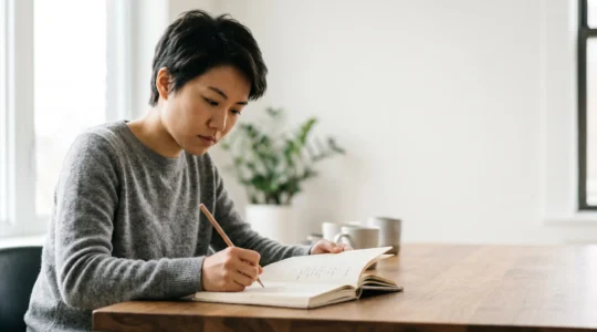 Person engaged in purposeful self-care practice that builds capability and resilience