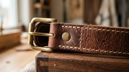 Close-up detail of high-quality product craftsmanship showcasing durable materials and expert construction