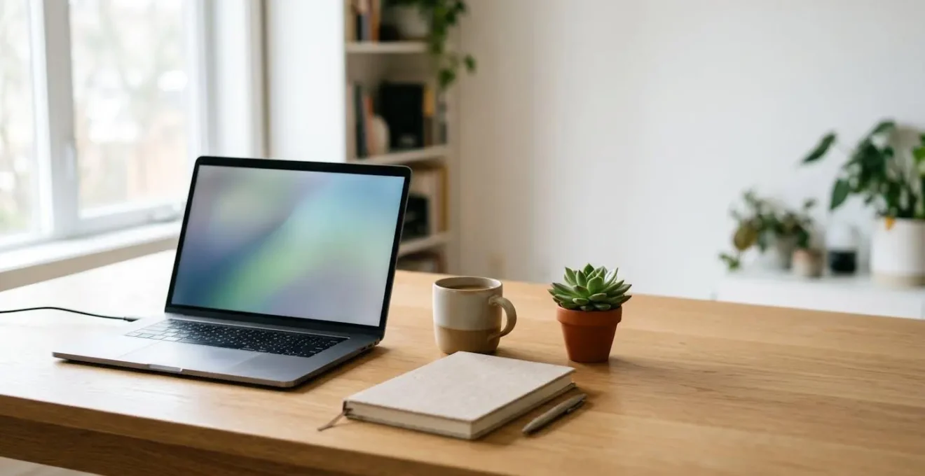 Professional video maker workspace with clean modern interface and creative tools